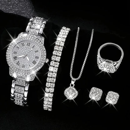 Ensemble Montre Quartz Luxe et Bijoux - GN