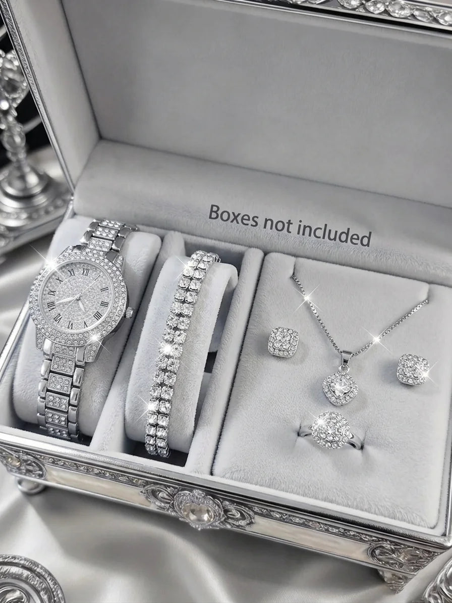 Ensemble Montre Quartz Luxe et Bijoux - GN