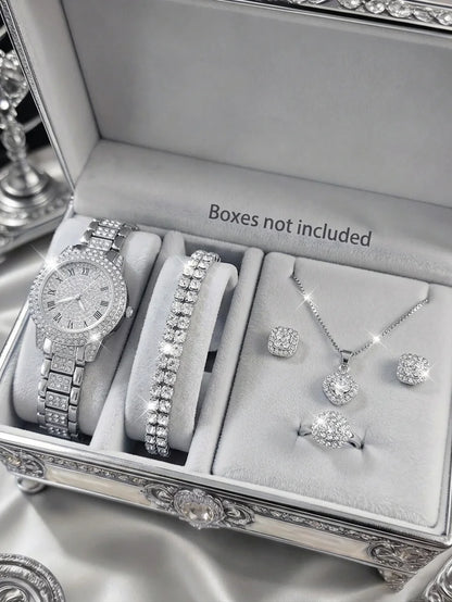 Ensemble Montre Quartz Luxe et Bijoux - GN