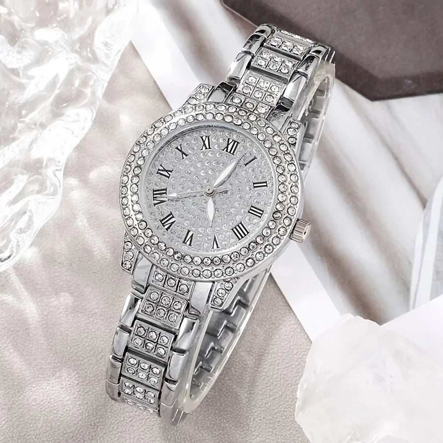 Ensemble Montre Quartz Luxe et Bijoux - GN